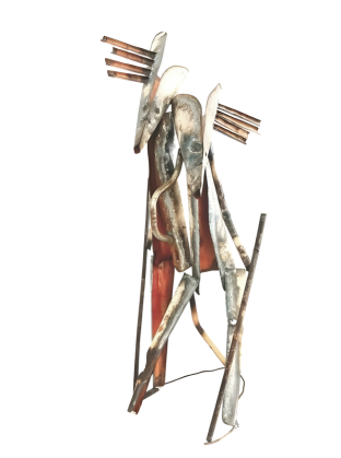 Metal sculpture of PAPA MAMA GRAUN